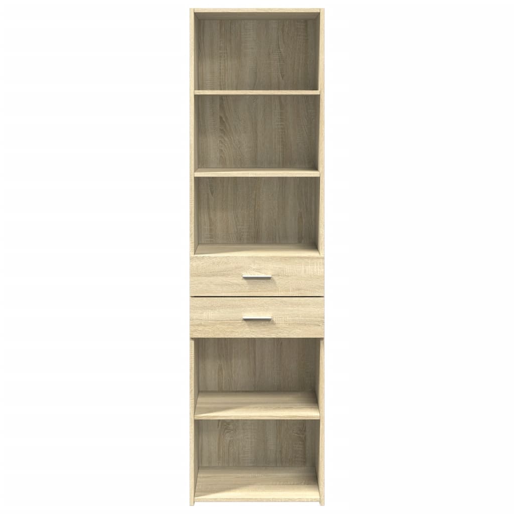 Highboard Sonoma Oak 50x42.5x185 cm Engineered Wood