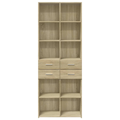 Highboard Sonoma Oak 70x42.5x185 cm Engineered Wood