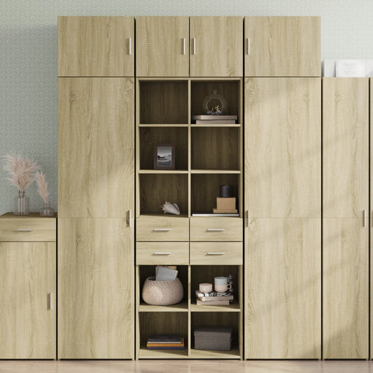 Highboard Sonoma Oak 70x42.5x185 cm Engineered Wood