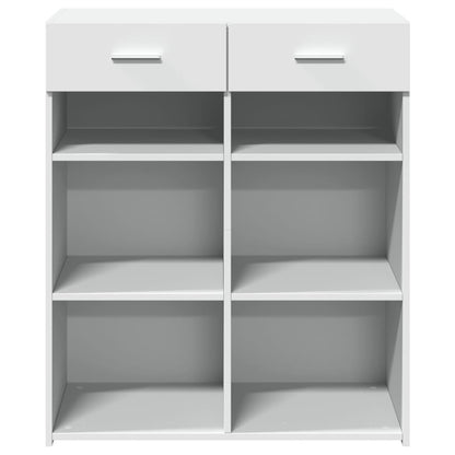 Sideboard White 80x42.5x93 cm Engineered Wood