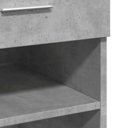 Sideboard Concrete Grey 80x42.5x93 cm Engineered Wood