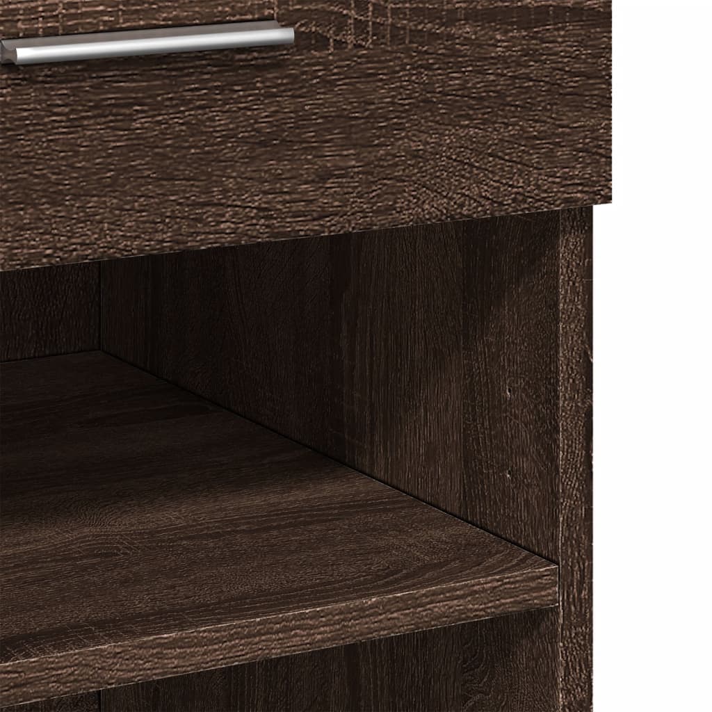 Sideboard Brown Oak 80x42.5x93 cm Engineered Wood