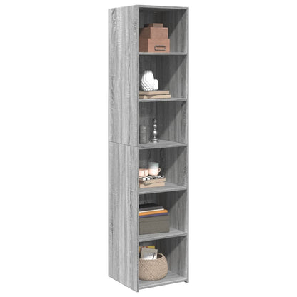 Highboard Grey Sonoma 40x41x185 cm Engineered Wood