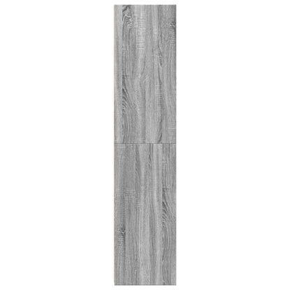 Highboard Grey Sonoma 40x41x185 cm Engineered Wood