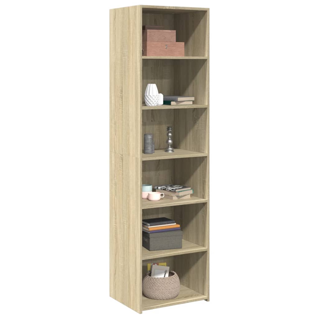 Highboard Sonoma Oak 50x41x185 cm Engineered Wood