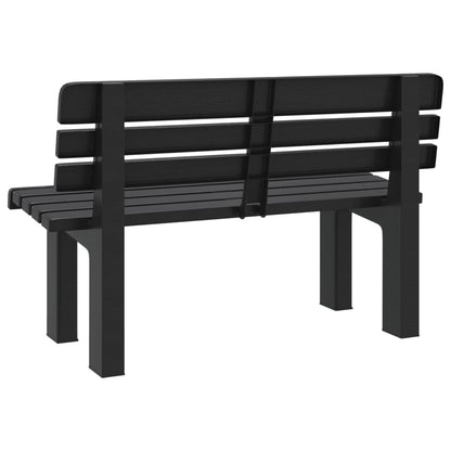 Garden Bench Anthracite 110x52x71 cm Polypropylene