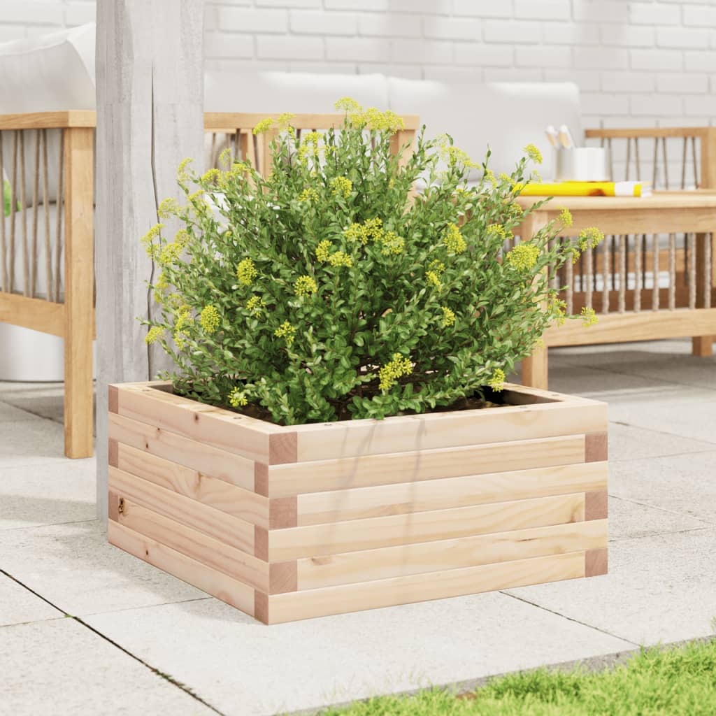 Garden Planter 50x50x23 cm Solid Wood Pine