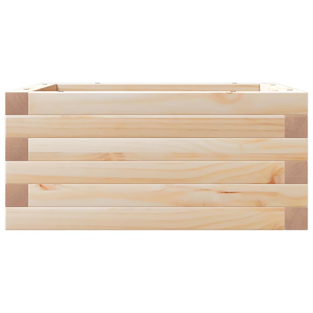 Garden Planter 50x50x23 cm Solid Wood Pine