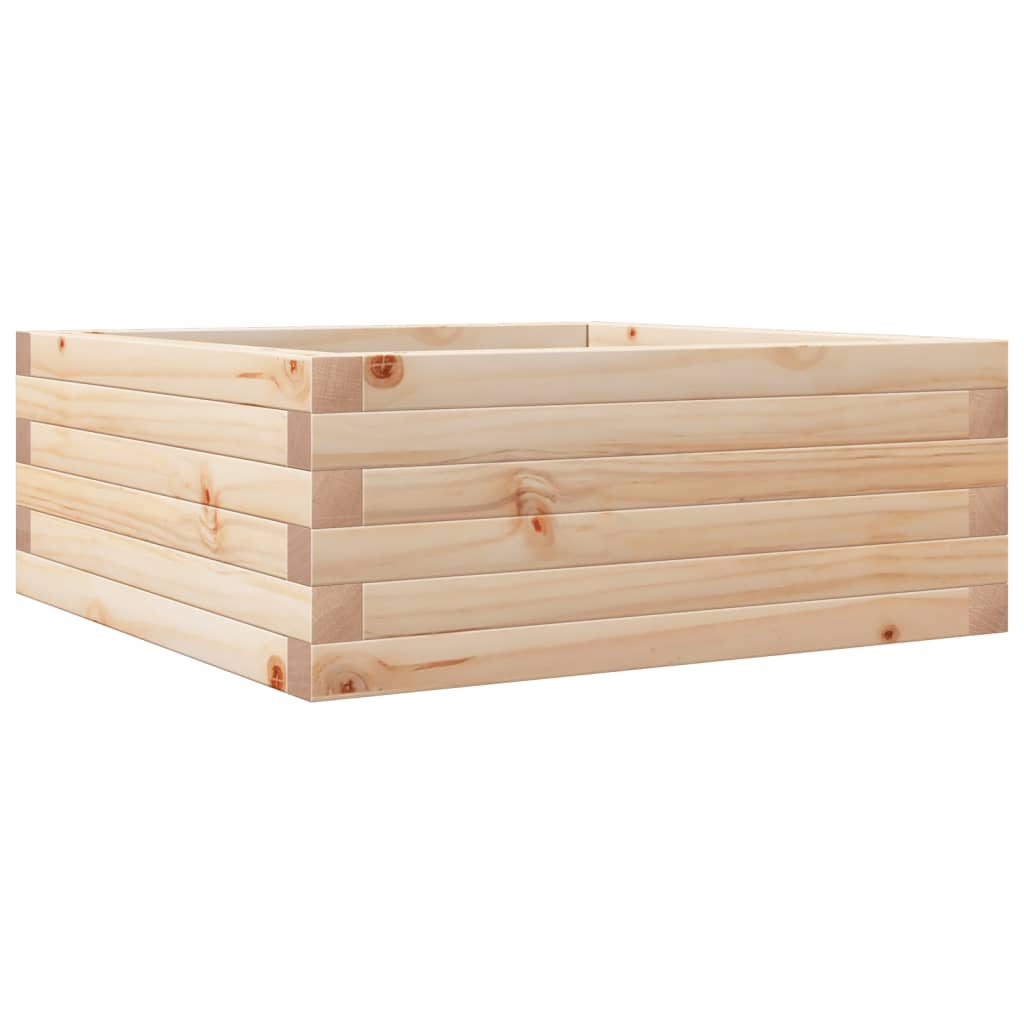 Garden Planter 60x60x23 cm Solid Wood Pine