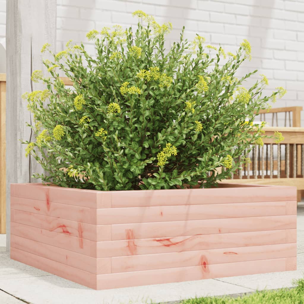 Garden Planter 60x60x23 cm Solid Wood Douglas