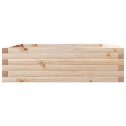 Garden Planter 80x80x23 cm Solid Wood Pine