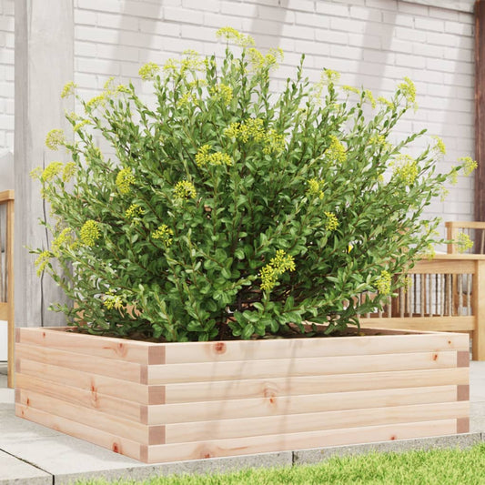 Garden Planter 80x80x23 cm Solid Wood Pine