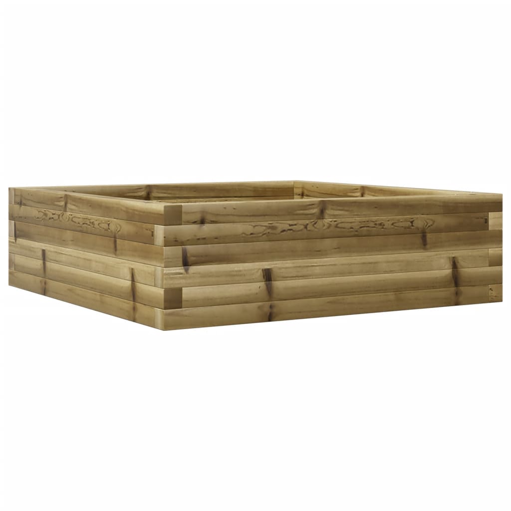 Garden Planter 80x80x23 cm Impregnated Wood Pine