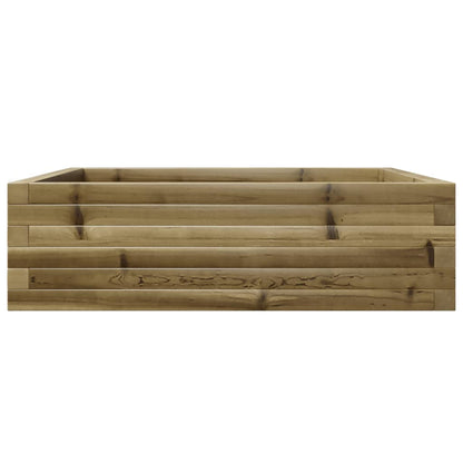 Garden Planter 80x80x23 cm Impregnated Wood Pine