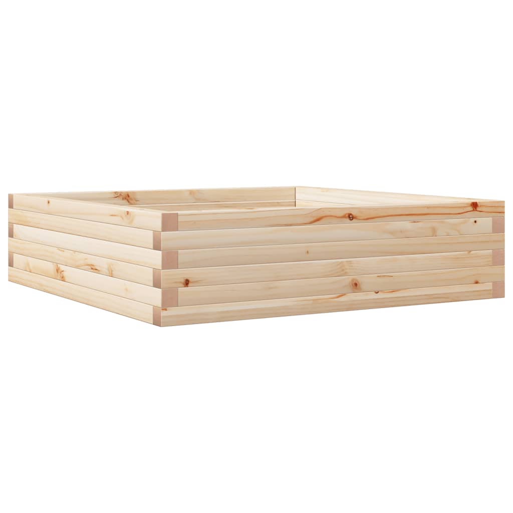 Garden Planter 90x90x23 cm Solid Wood Pine