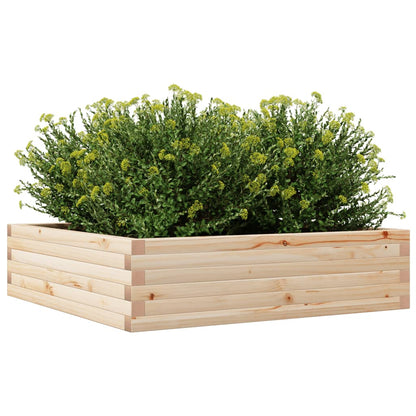 Garden Planter 90x90x23 cm Solid Wood Pine