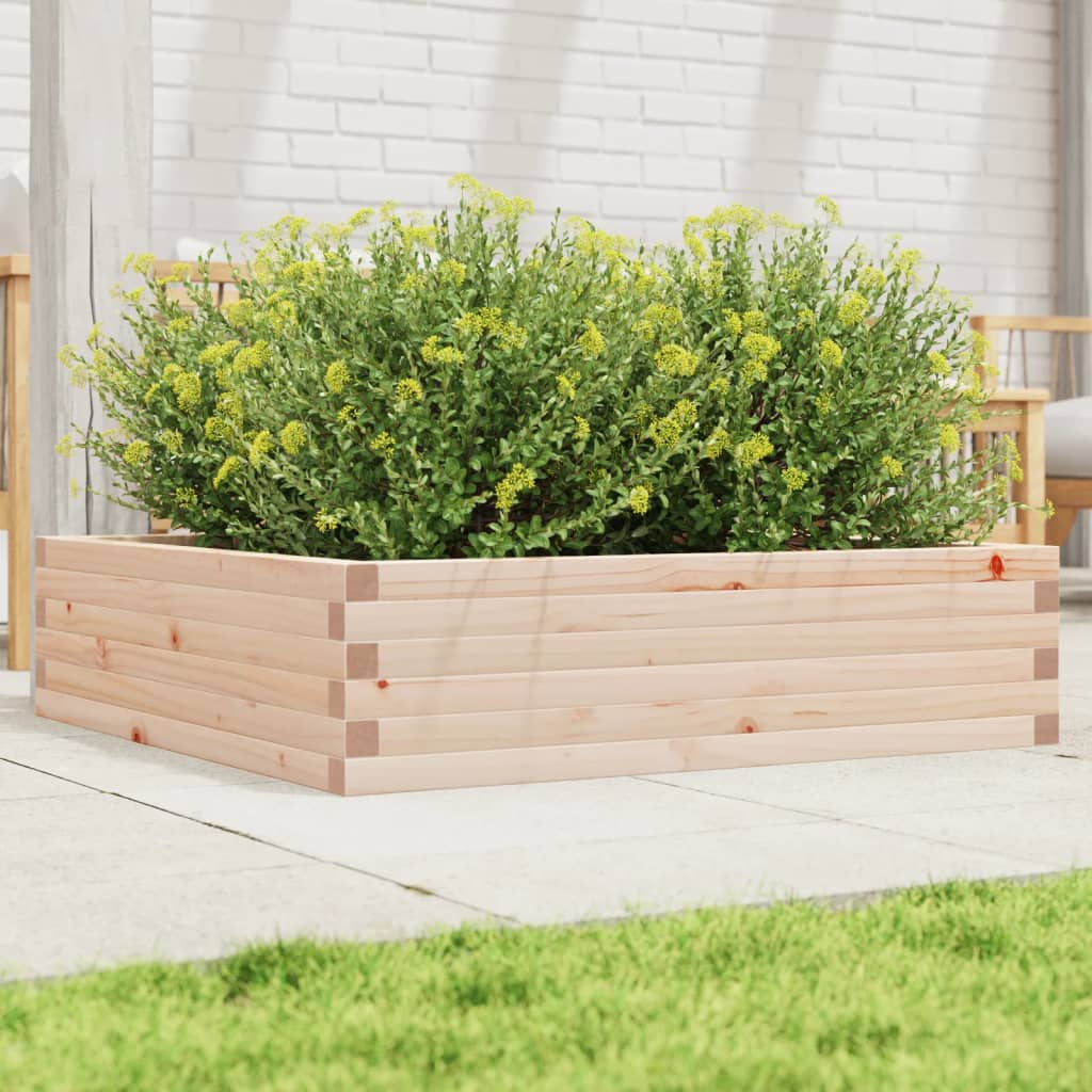 Garden Planter 90x90x23 cm Solid Wood Pine