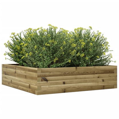 Garden Planter 90x90x23 cm Impregnated Wood Pine