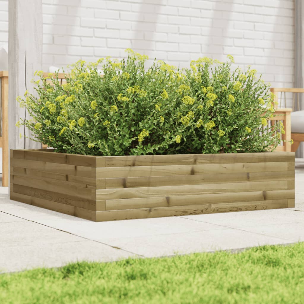 Garden Planter 90x90x23 cm Impregnated Wood Pine