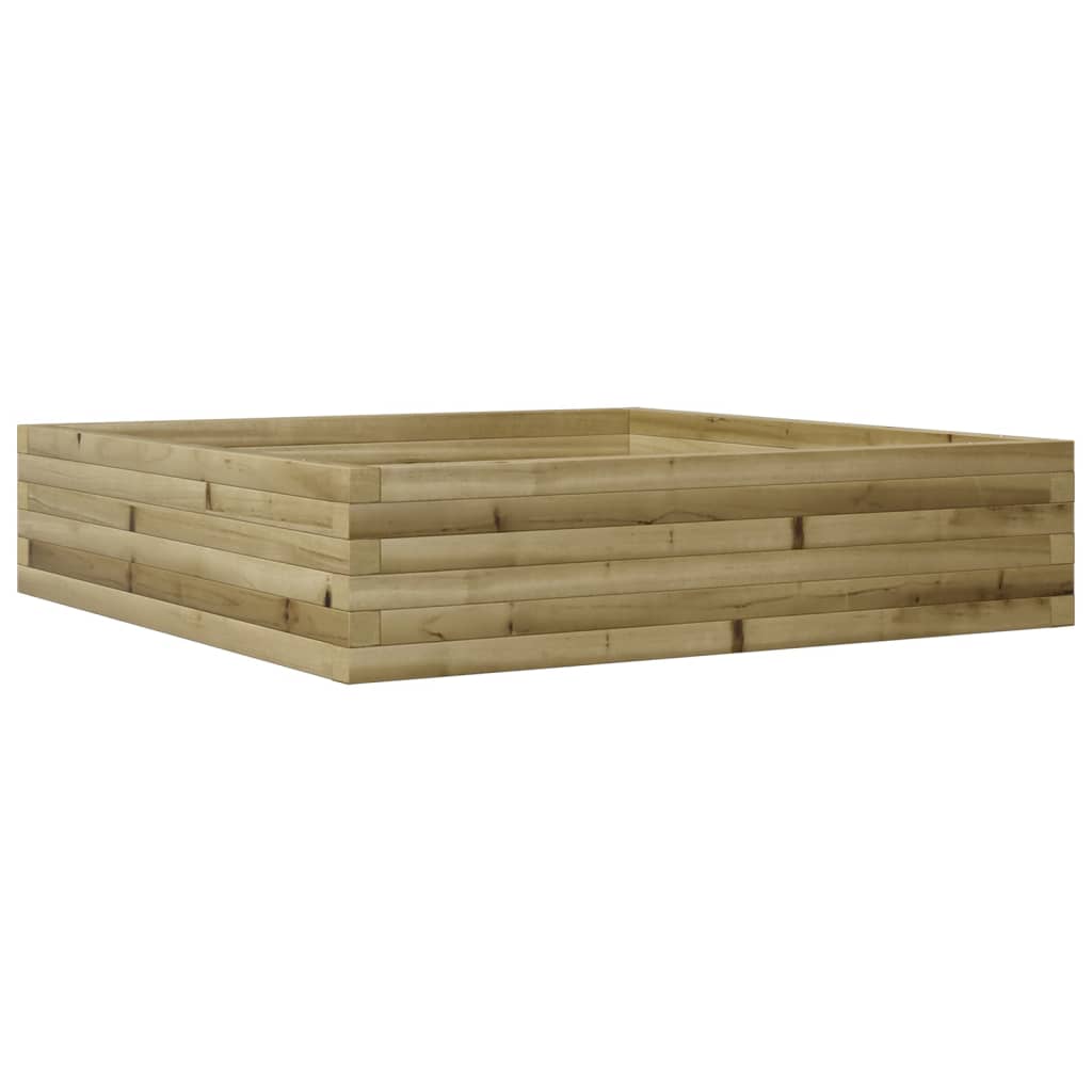 Garden Planter 100x100x23 cm Impregnated Wood Pine