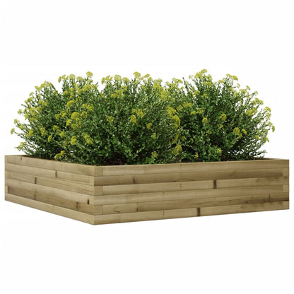 Garden Planter 100x100x23 cm Impregnated Wood Pine