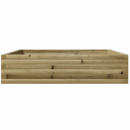 Garden Planter 100x100x23 cm Impregnated Wood Pine