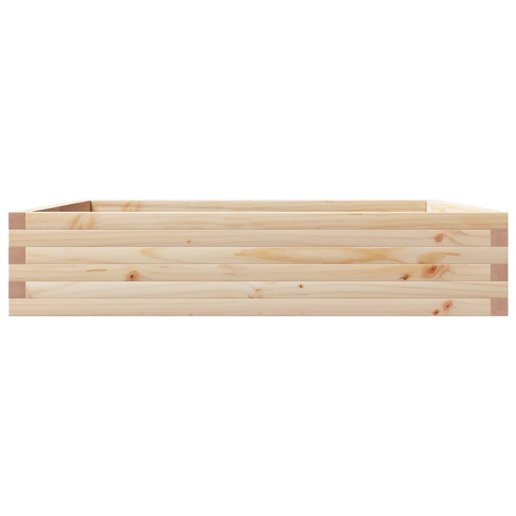 Garden Planter 110x110x23 cm Solid Wood Pine