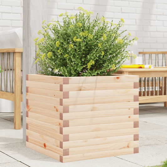 Garden Planter 50x50x45.5 cm Solid Wood Pine