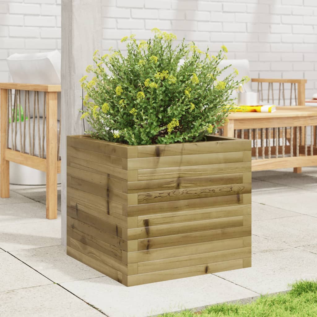 Garden Planter 50x50x45.5 cm Impregnated Wood Pine