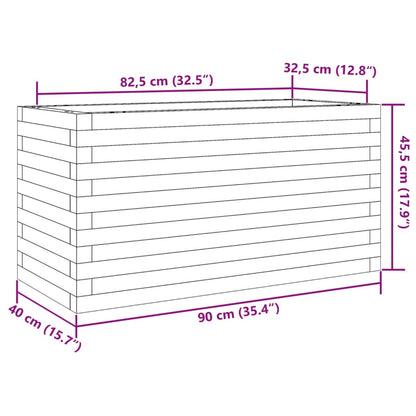 Garden Planter 90x40x45.5 cm Solid Wood Pine