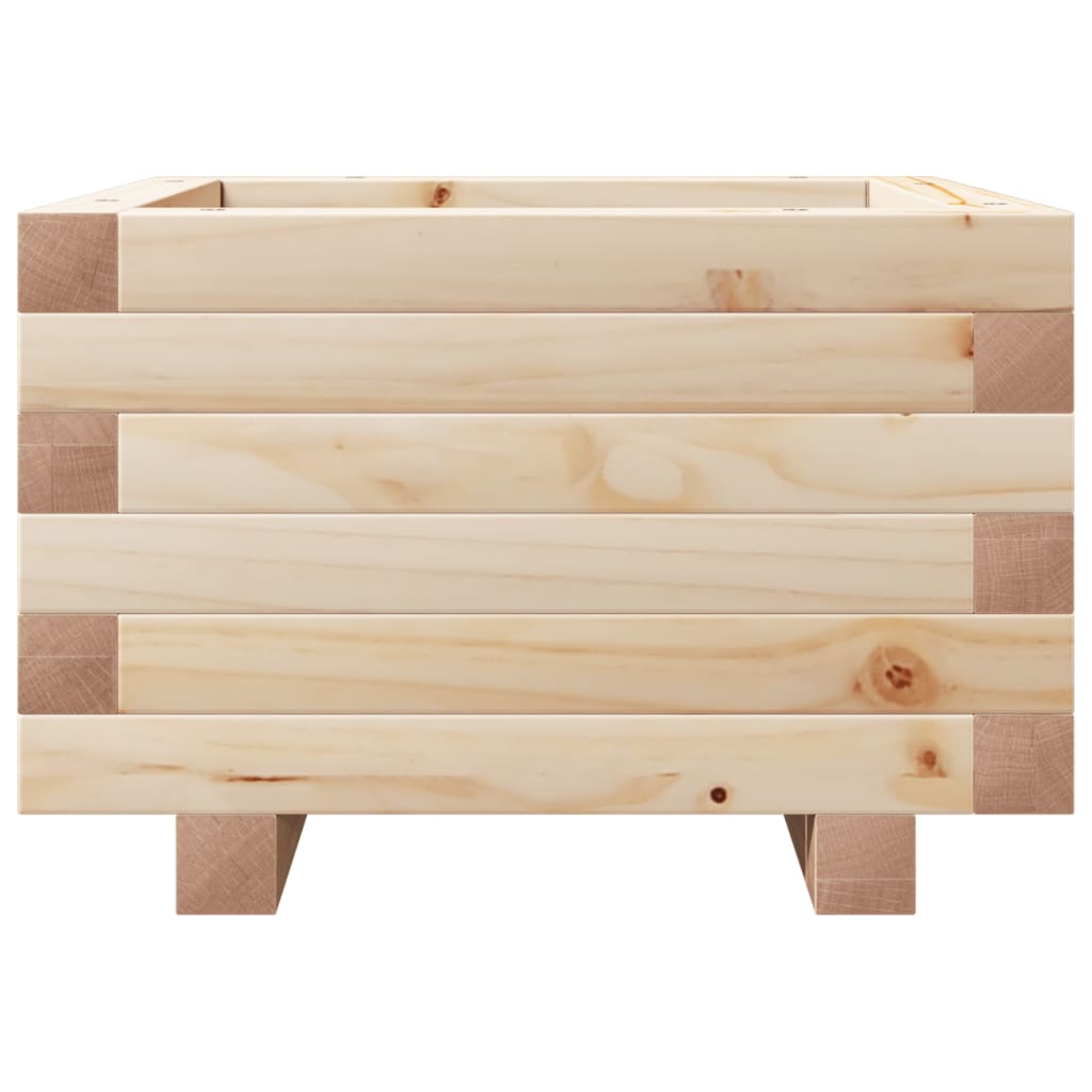 Garden Planter 40x40x26.5 cm Solid Wood Pine