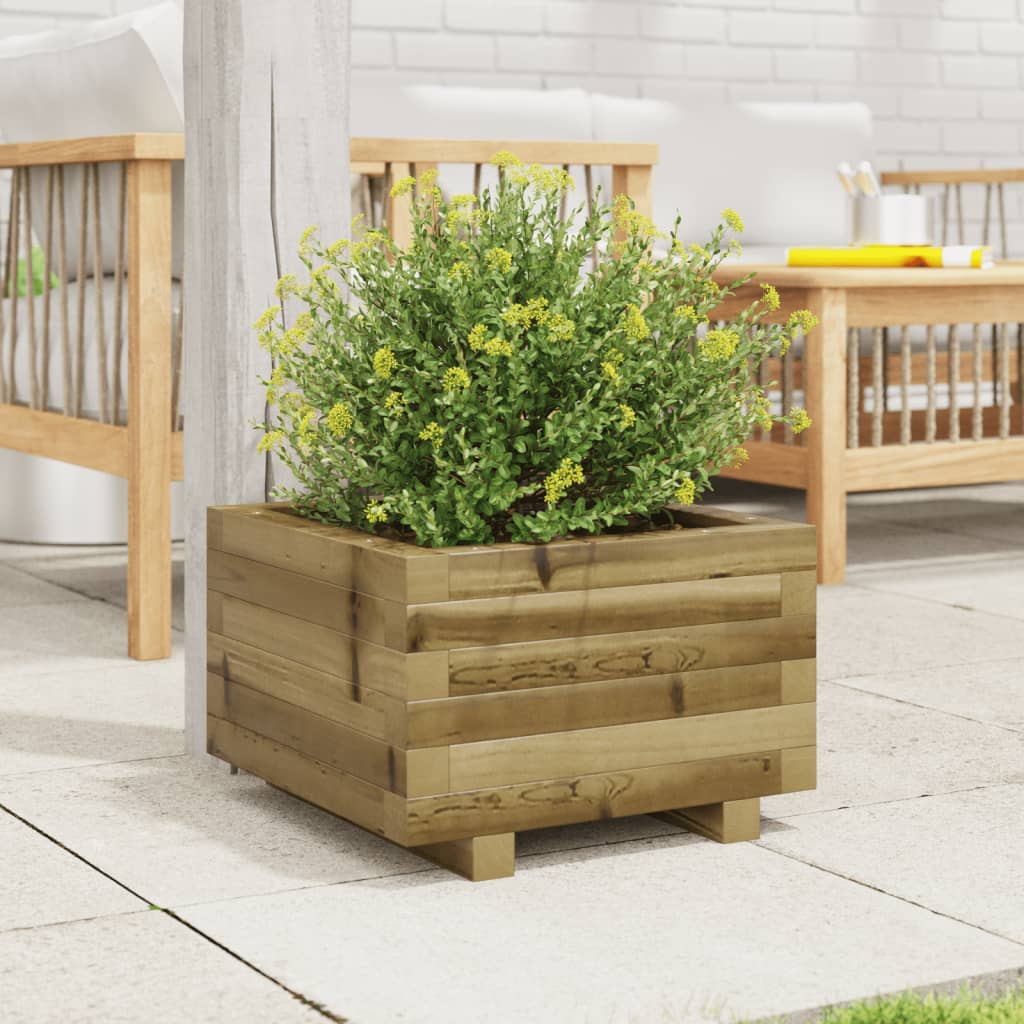 Garden Planter 40x40x26.5 cm Impregnated Wood Pine