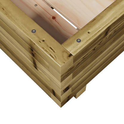 Garden Planter 40x40x26.5 cm Impregnated Wood Pine