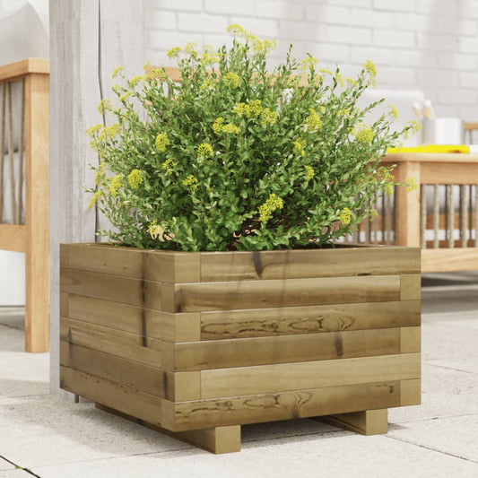 Garden Planter 40x40x26.5 cm Impregnated Wood Pine