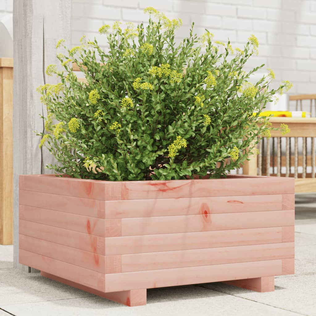 Garden Planter 50x50x26.5 cm Solid Wood Douglas