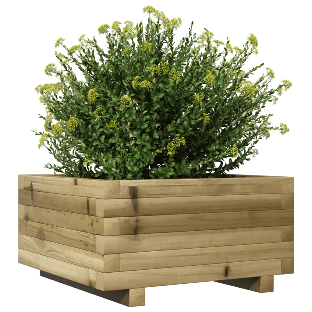 Garden Planter 50x50x26.5 cm Impregnated Wood Pine