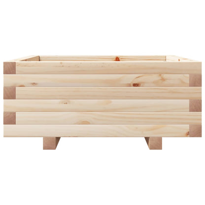 Garden Planter 60x60x26.5 cm Solid Wood Pine