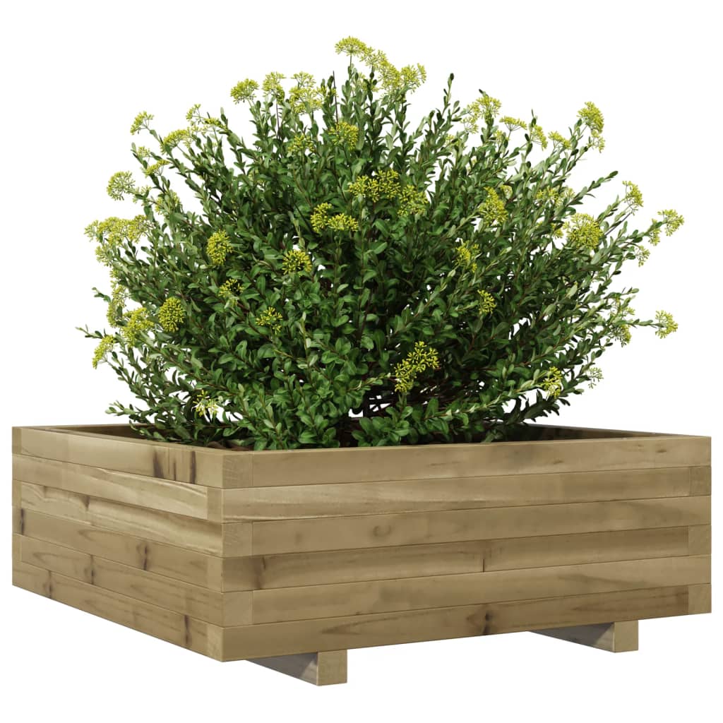 Garden Planter 70x70x26.5 cm Impregnated Wood Pine