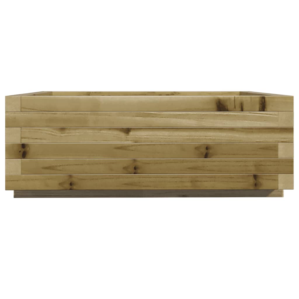 Garden Planter 70x70x26.5 cm Impregnated Wood Pine