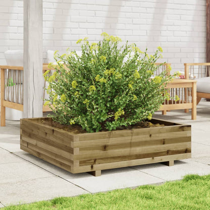 Garden Planter 90x90x26.5 cm Impregnated Wood Pine