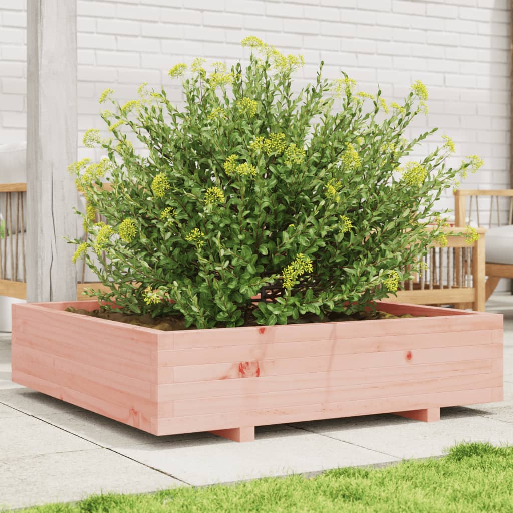 Garden Planter 100x100x26.5 cm Solid Wood Douglas