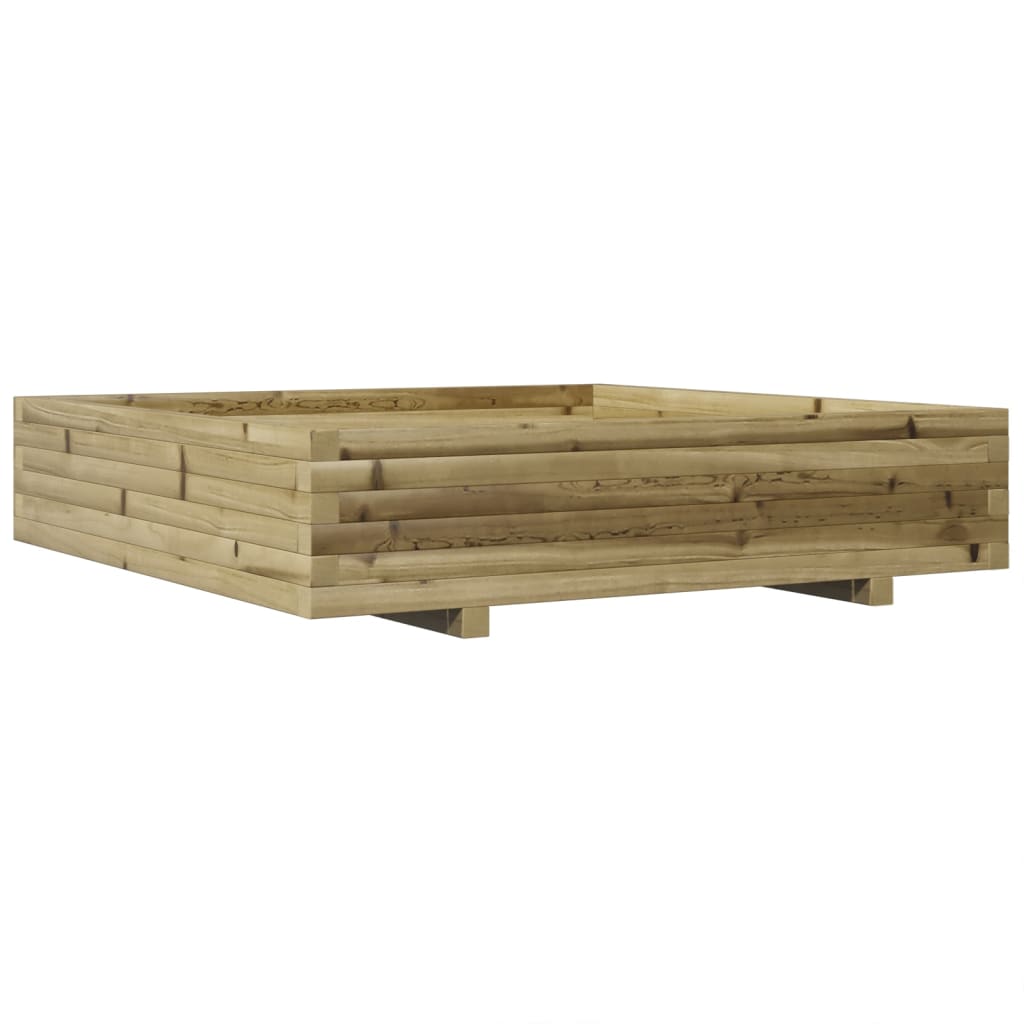 Garden Planter 110x110x26.5 cm Impregnated Wood Pine