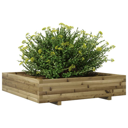 Garden Planter 110x110x26.5 cm Impregnated Wood Pine