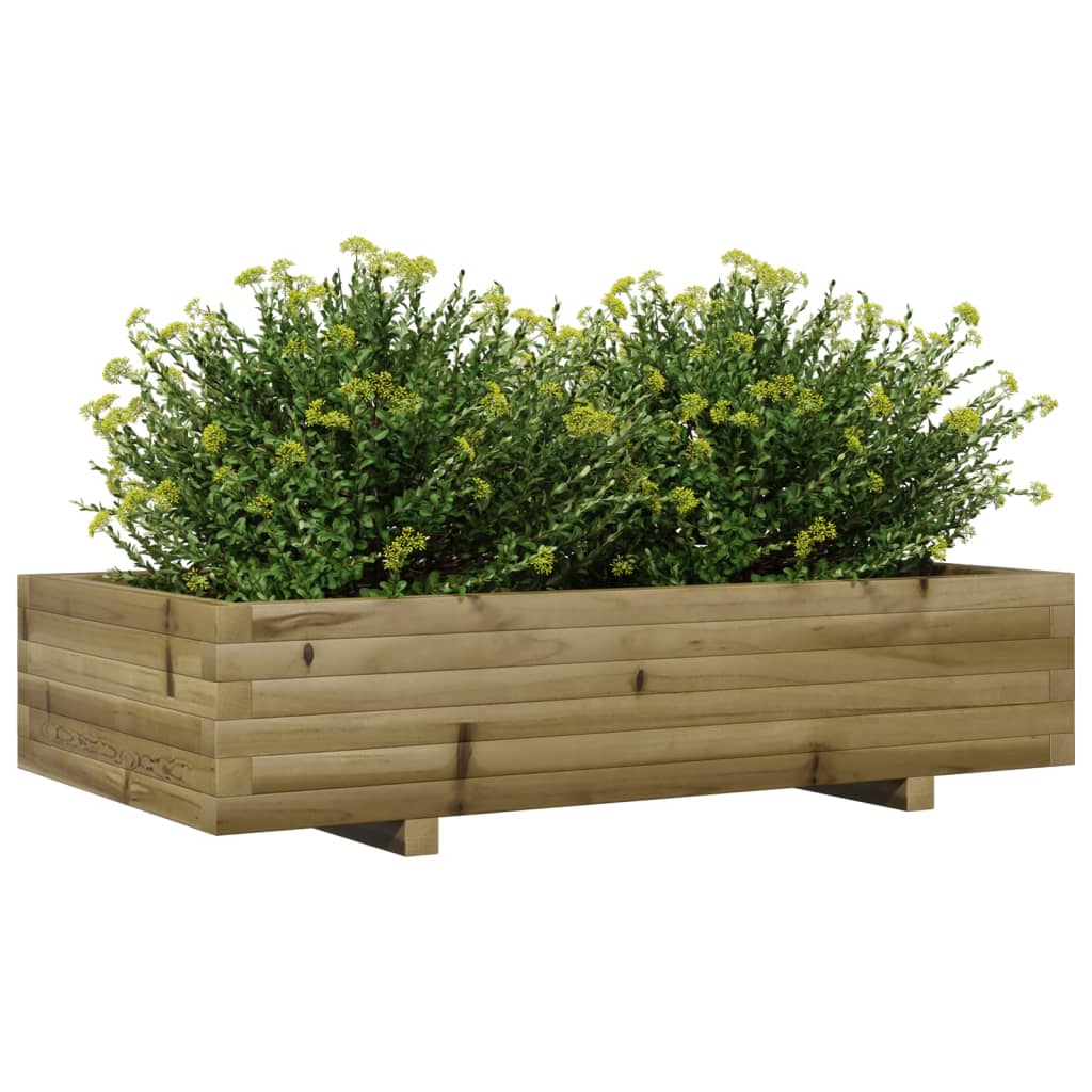 Garden Planter 110x60x26.5 cm Impregnated Wood Pine