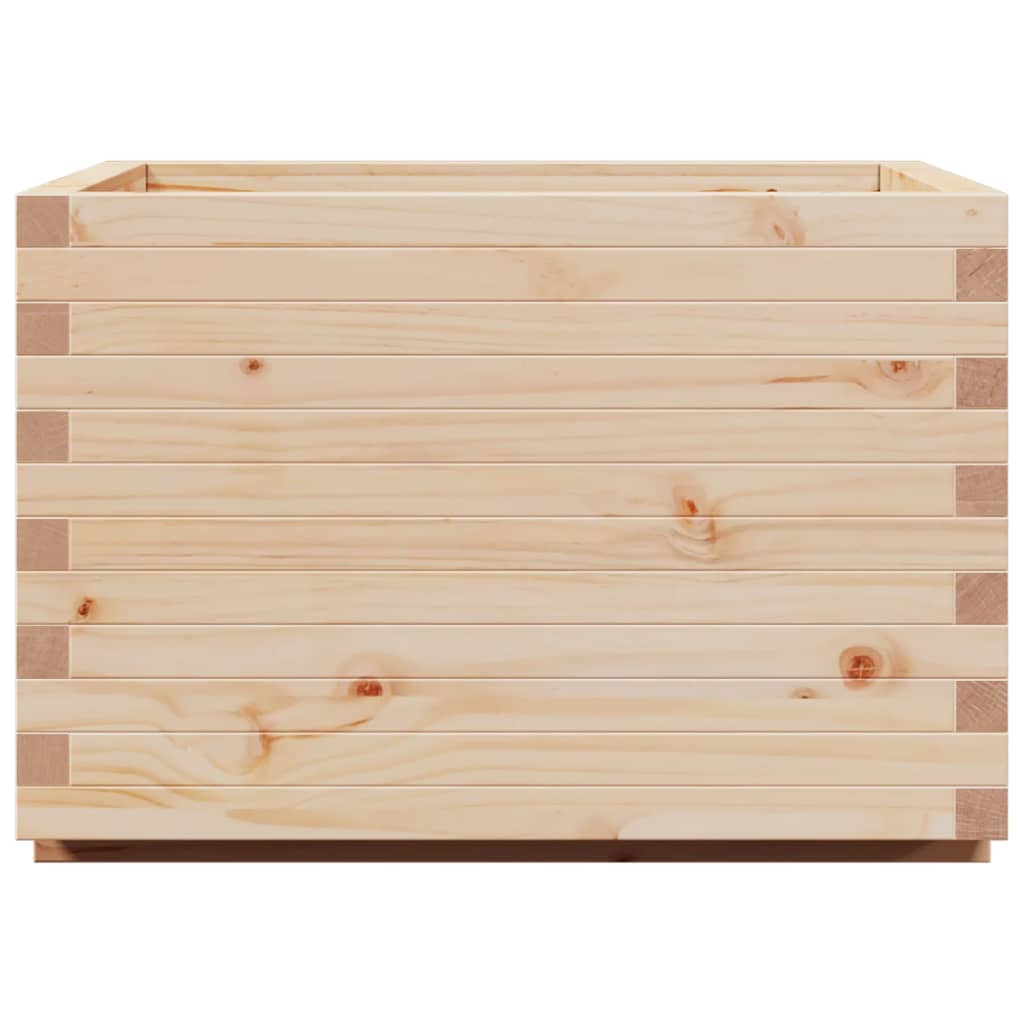 Garden Planter 70x70x49.5 cm Solid Wood Pine