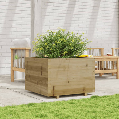 Garden Planter 70x70x49.5 cm Impregnated Wood Pine