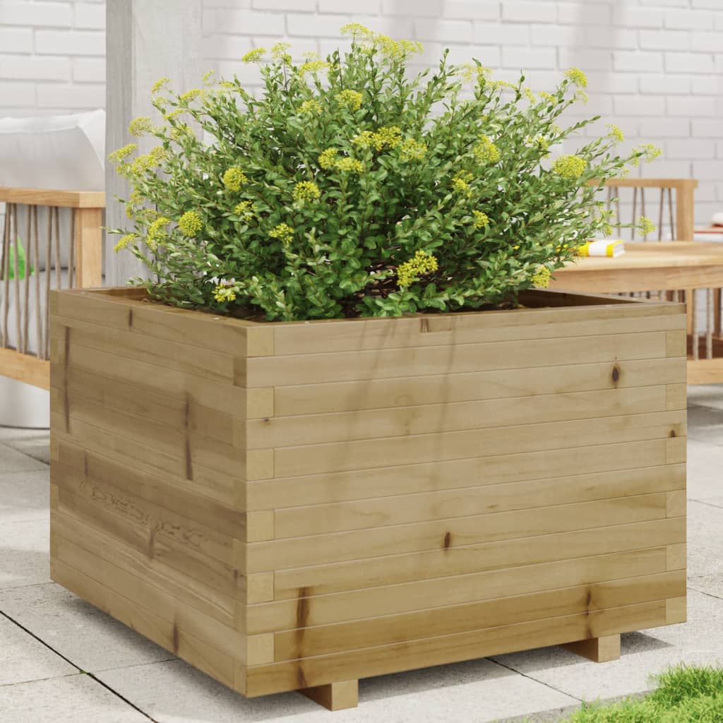 Garden Planter 70x70x49.5 cm Impregnated Wood Pine