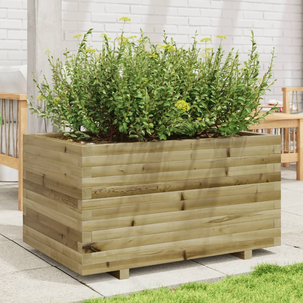 Garden Planter 90x60x49.5 cm Impregnated Wood Pine