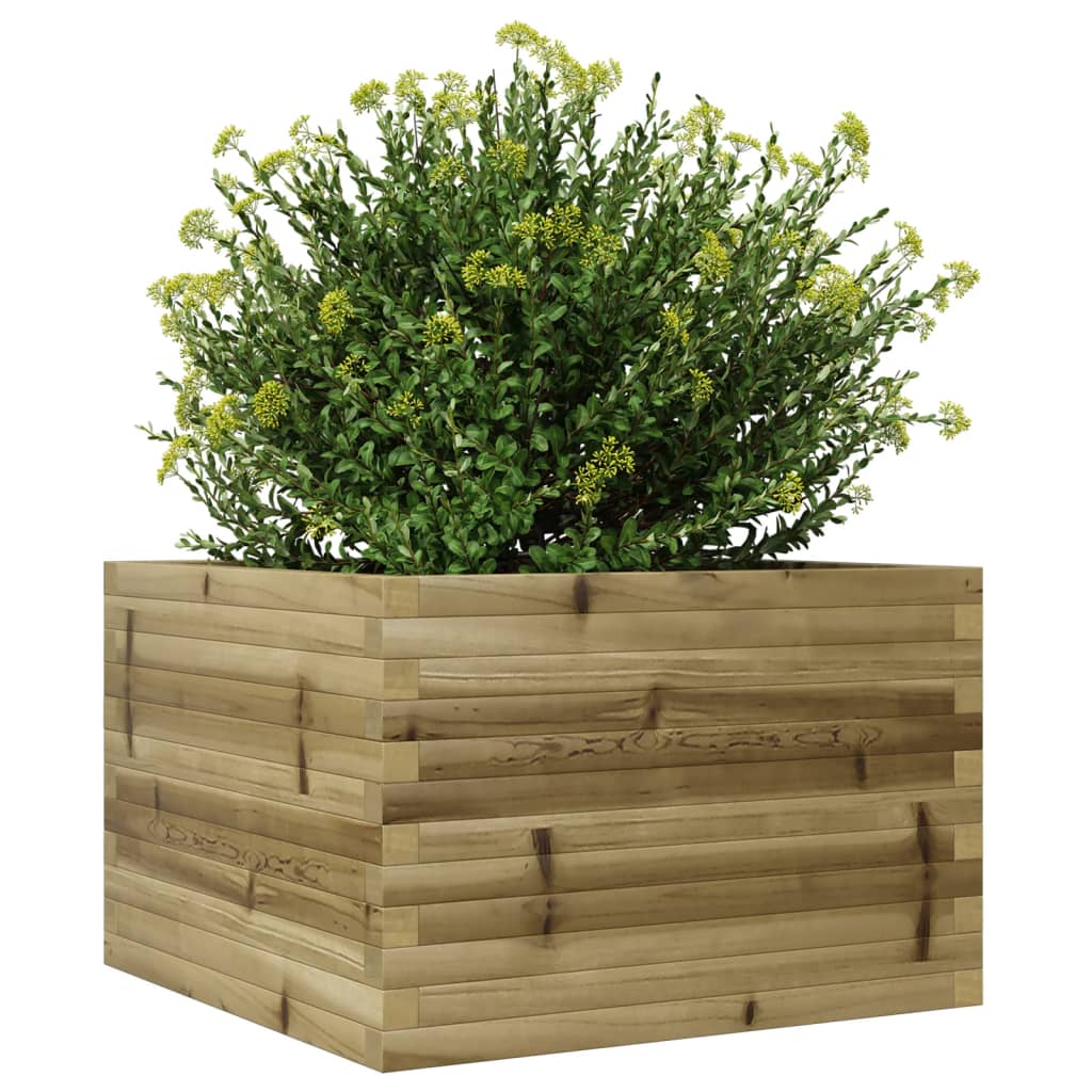 Garden Planter 70x70x46 cm Impregnated Wood Pine