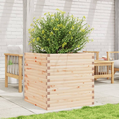 Garden Planter 70x70x68.5 cm Solid Wood Pine